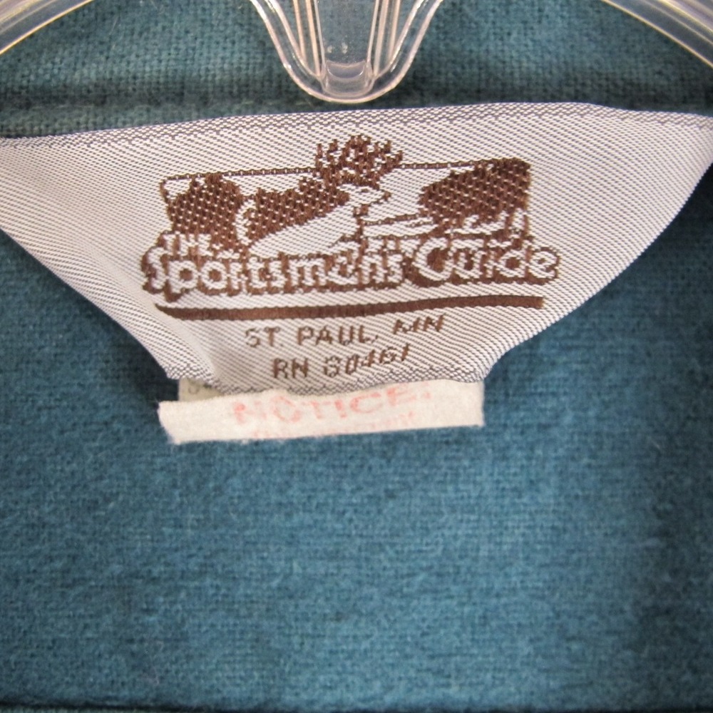 Vintage The‎ Sportsman's Guide Long Sleeve Button Up Shirt Men's L Made in USA - Picture 4 of 7